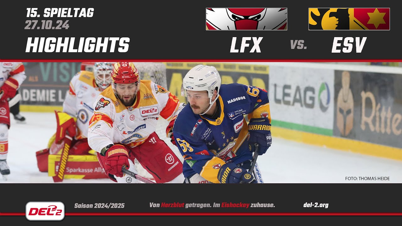 Game Highlights Spieltag 15: Lausitzer Füchse vs. ESV Kaufbeuren