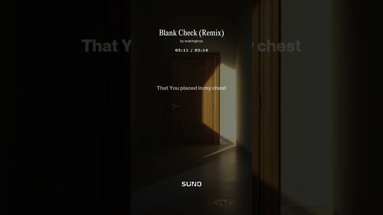 Blank Check | Urban Gospel R&B Remix for Men