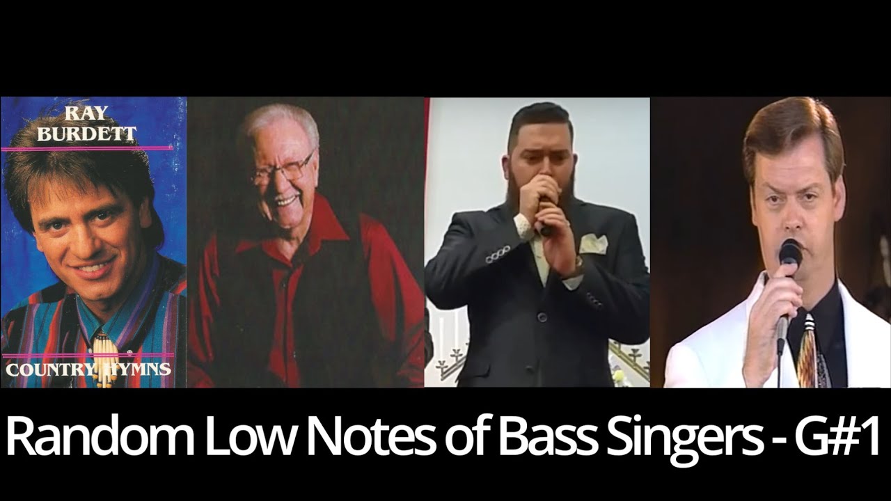 Random Low Notes of Bass Singers - G#1 compilation