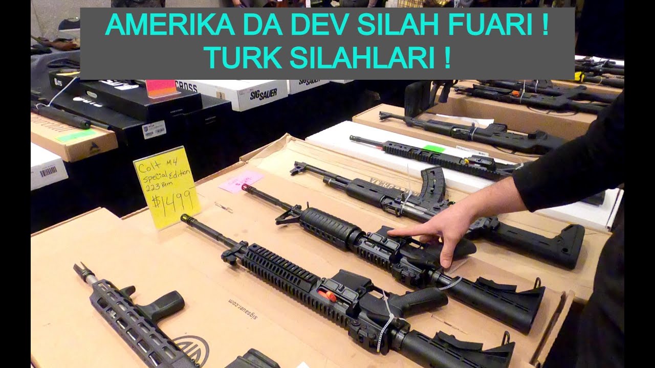 AMERIKA DA DEV SILAH FUARI! TURK SILAHLARI!