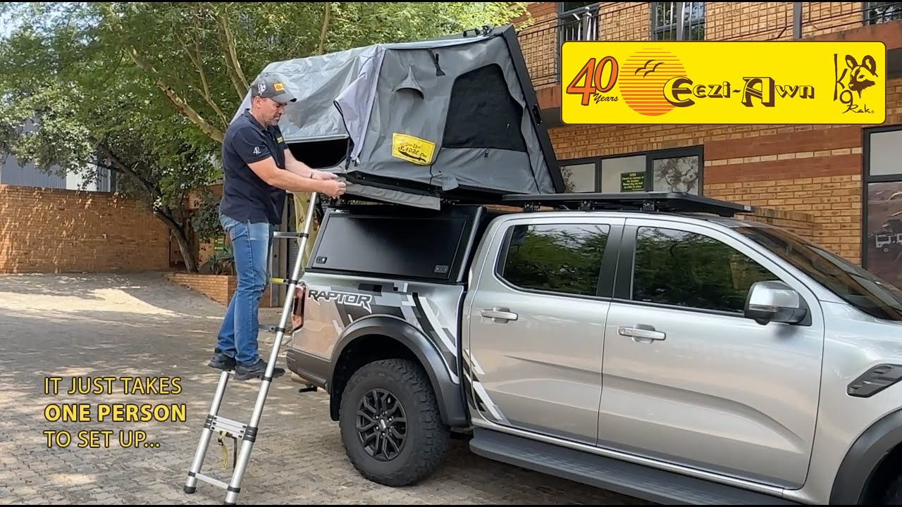 Super Quick Setup, Take Down & Adventure Ready - Meet the new Eezi-Awn SABRE Lite Rooftop Tent