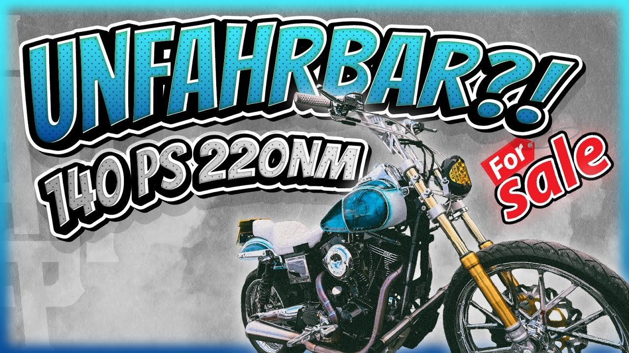 Harley Davidson Dyna mit 140 PS - zu krass für die Straße?!  | ADC🔥