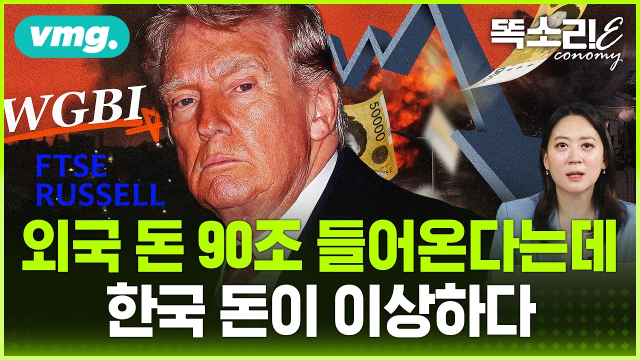 90조 원 해외자금 들어온다더니&hellip; 환율은 왜 더 폭등하나 / 똑소리E / 비디오머그