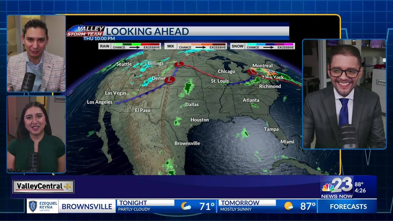 Marcelo explains 7 day forecast
