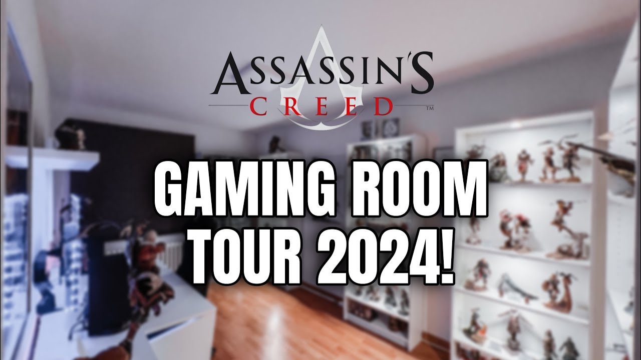 Gaming Room Tour 2024! (Assassin‘s Creed Collection, Games, Figures, Setup and more…)