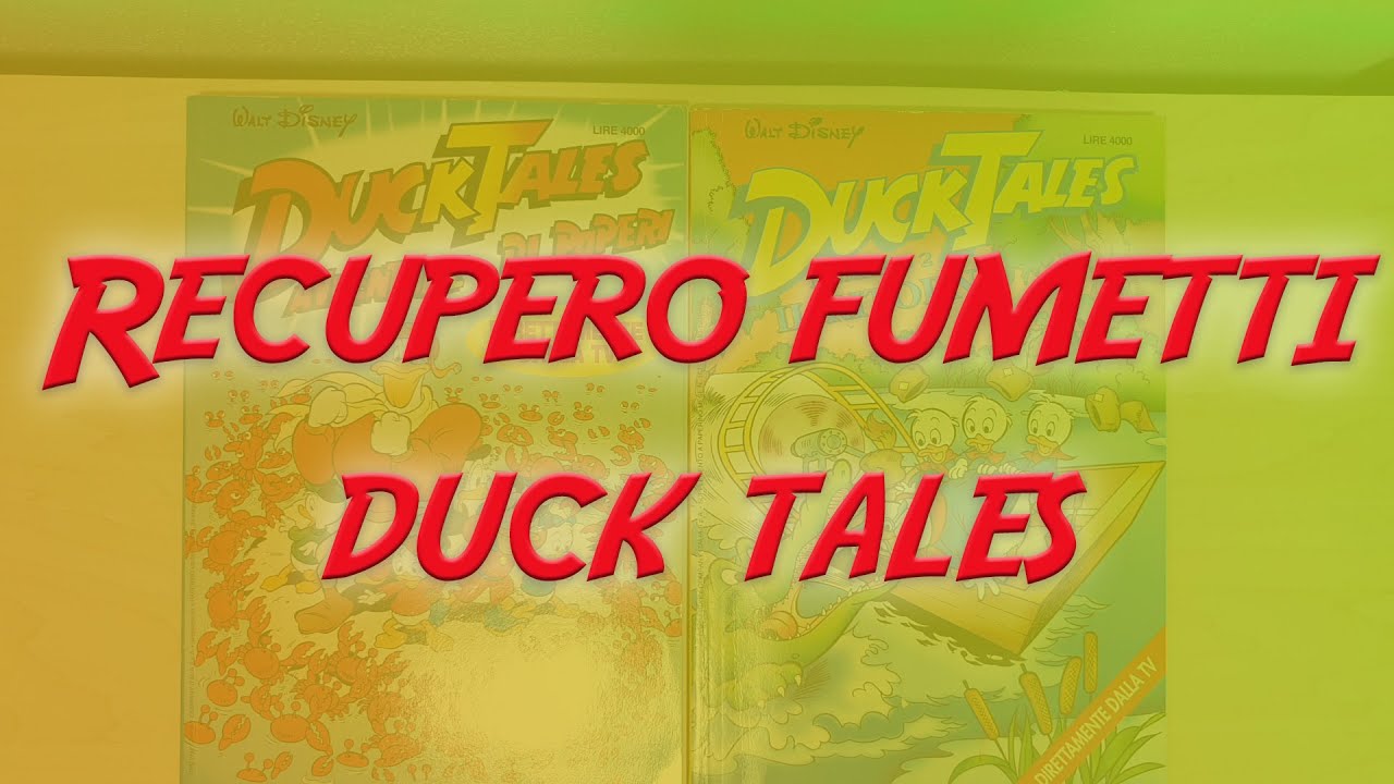 Recupero fumetti DuckTales!