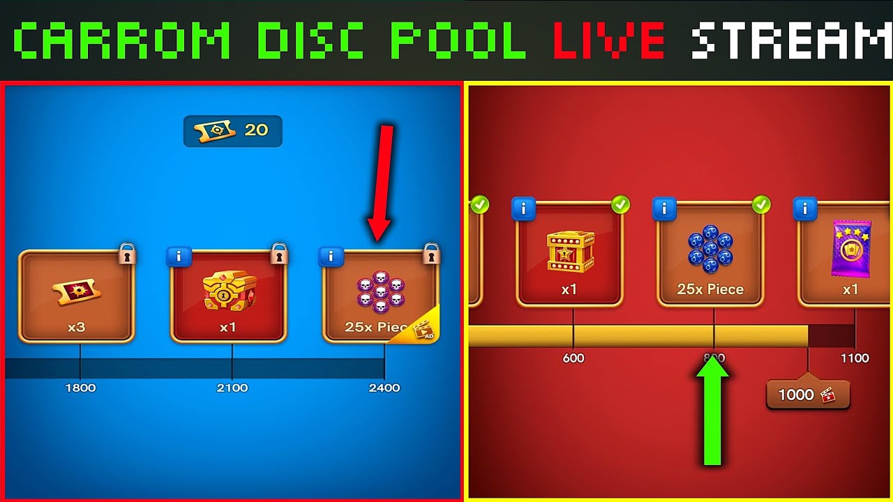 Carrom pool live new cinema party event puck 🤩😍