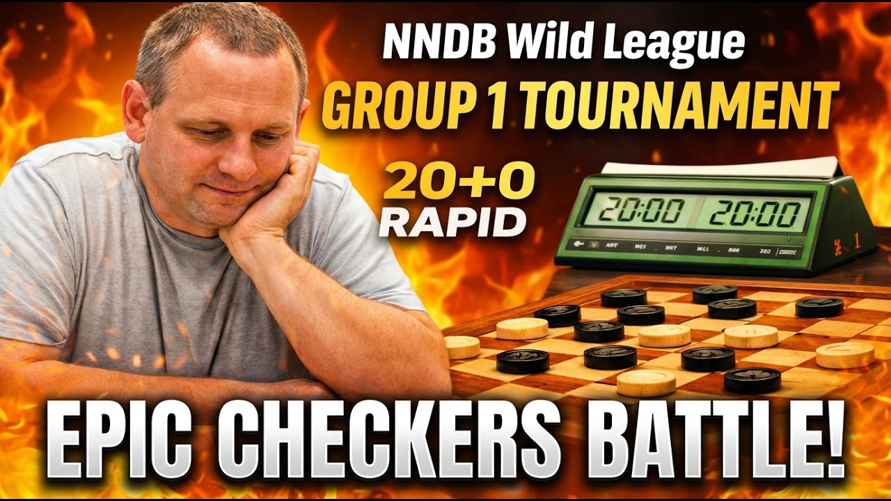 LIVE NNDB Tournament | Group 1 Battles (20+0 Rapid) ♟️🔥