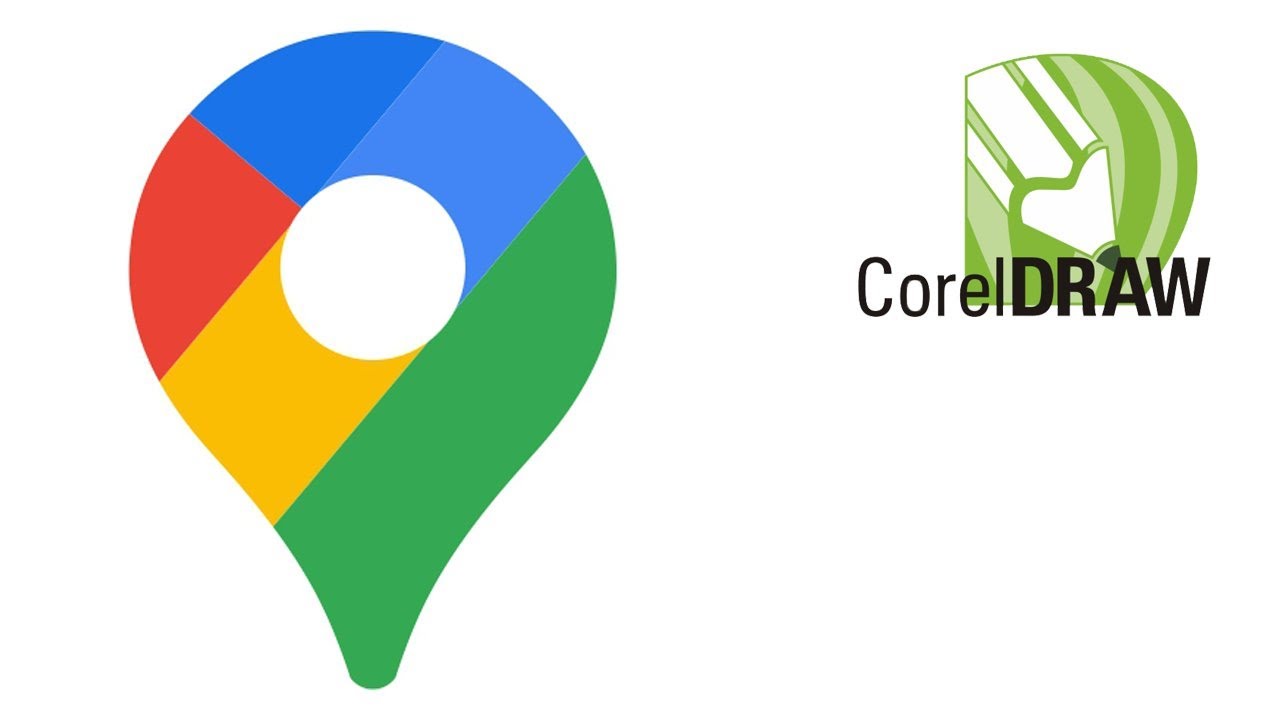 How To Make Google Map Logo In Coreldraw