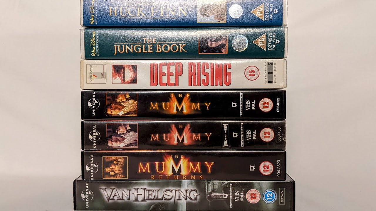 Tribute to Movie Director Stephen Sommers with Films on VHS Tape 📺📼🎬🎥