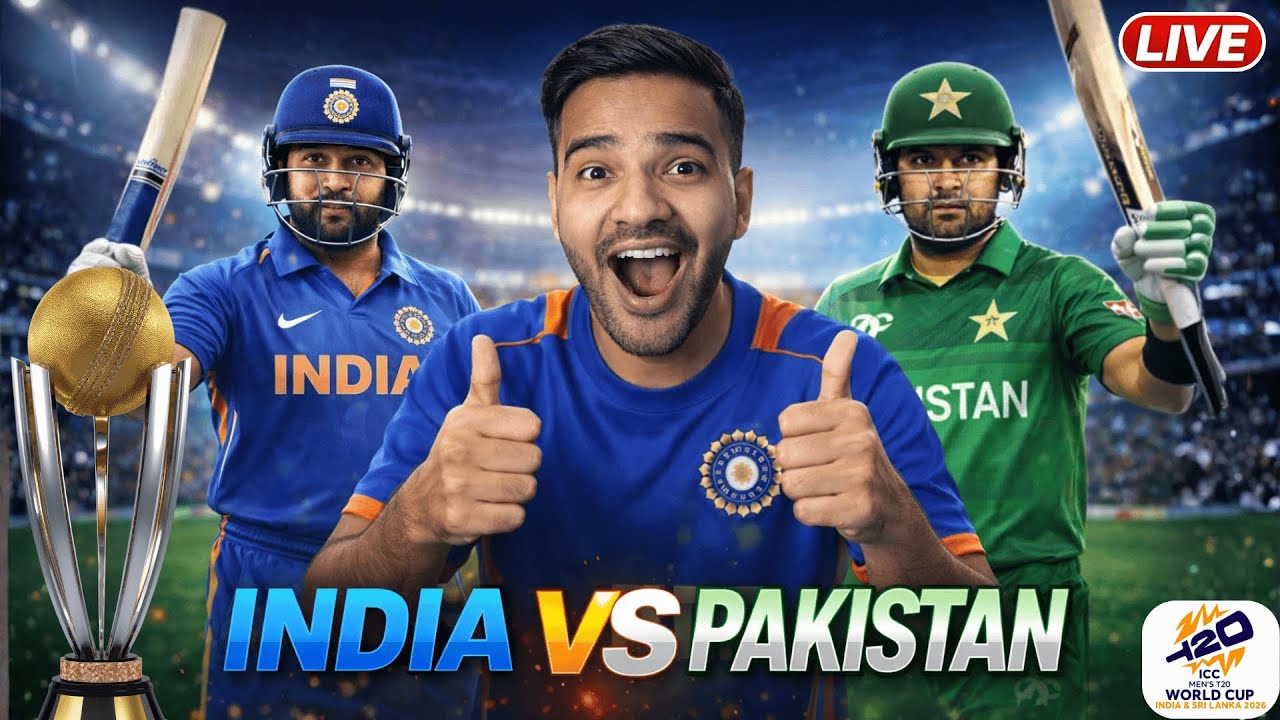 🔴 LIVE: Real Cricket 🏏 | INDIA vs PAKISTAN | ICC MENS T20 WORLD CUP 👑