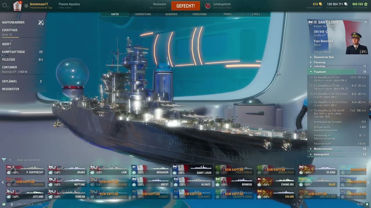 WOWS Saint-Louis World of Warships #worldofwarships #wows #premuim #replay