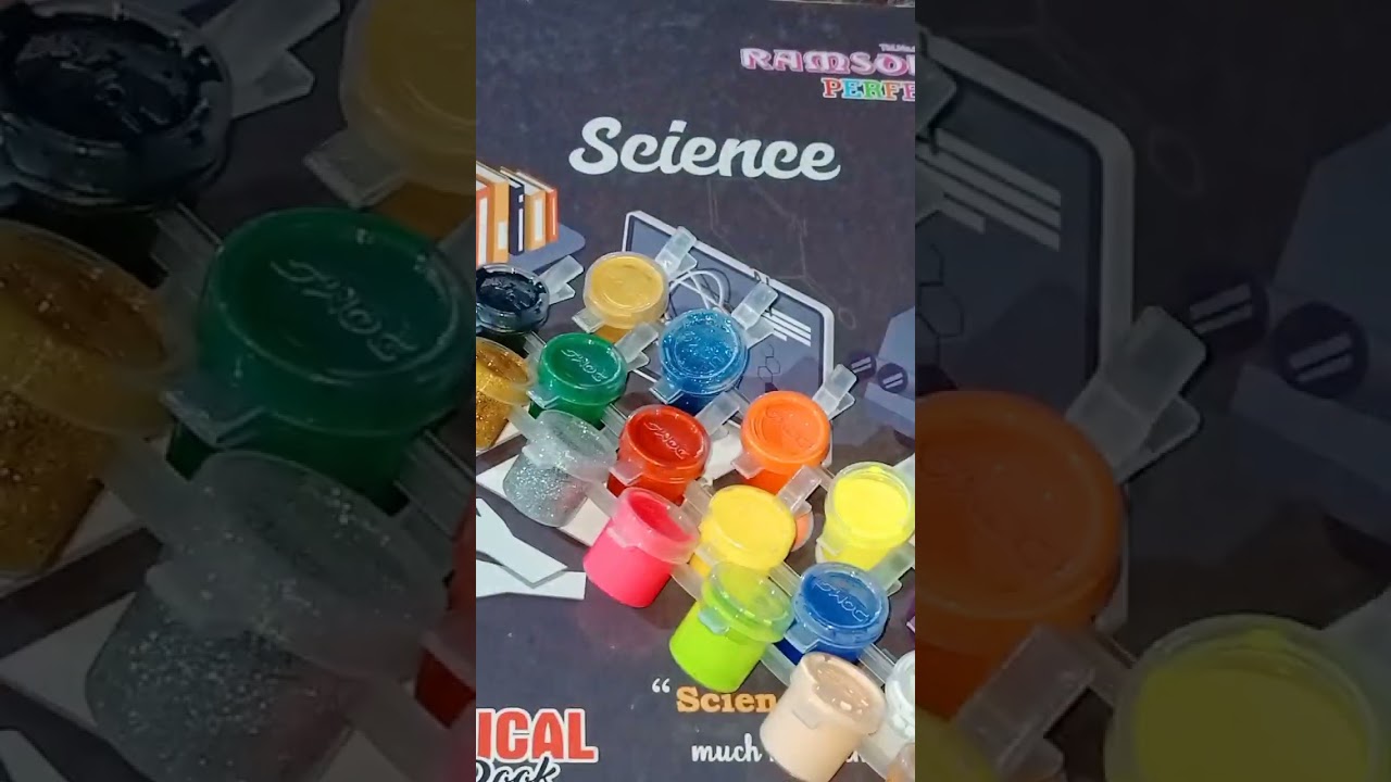 unboxing 30 rs TEMPERA COLOURS🎨.. 18 different beautiful shades🧸🎨#shorts #youtubeshorts #watercolor