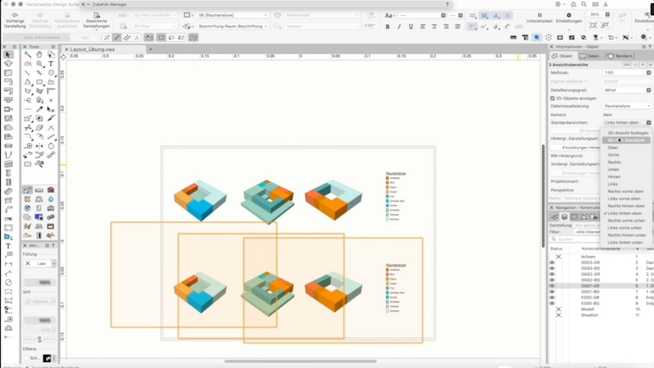 Vectorworks Tutorial: Datenvisualisierung | Skills and Drills Innenarchitektur