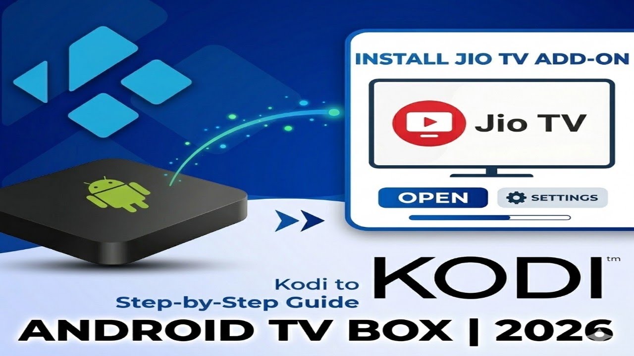 How to Install JioTV Add-on in Kodi on Android TV Box (2026 Working Method)