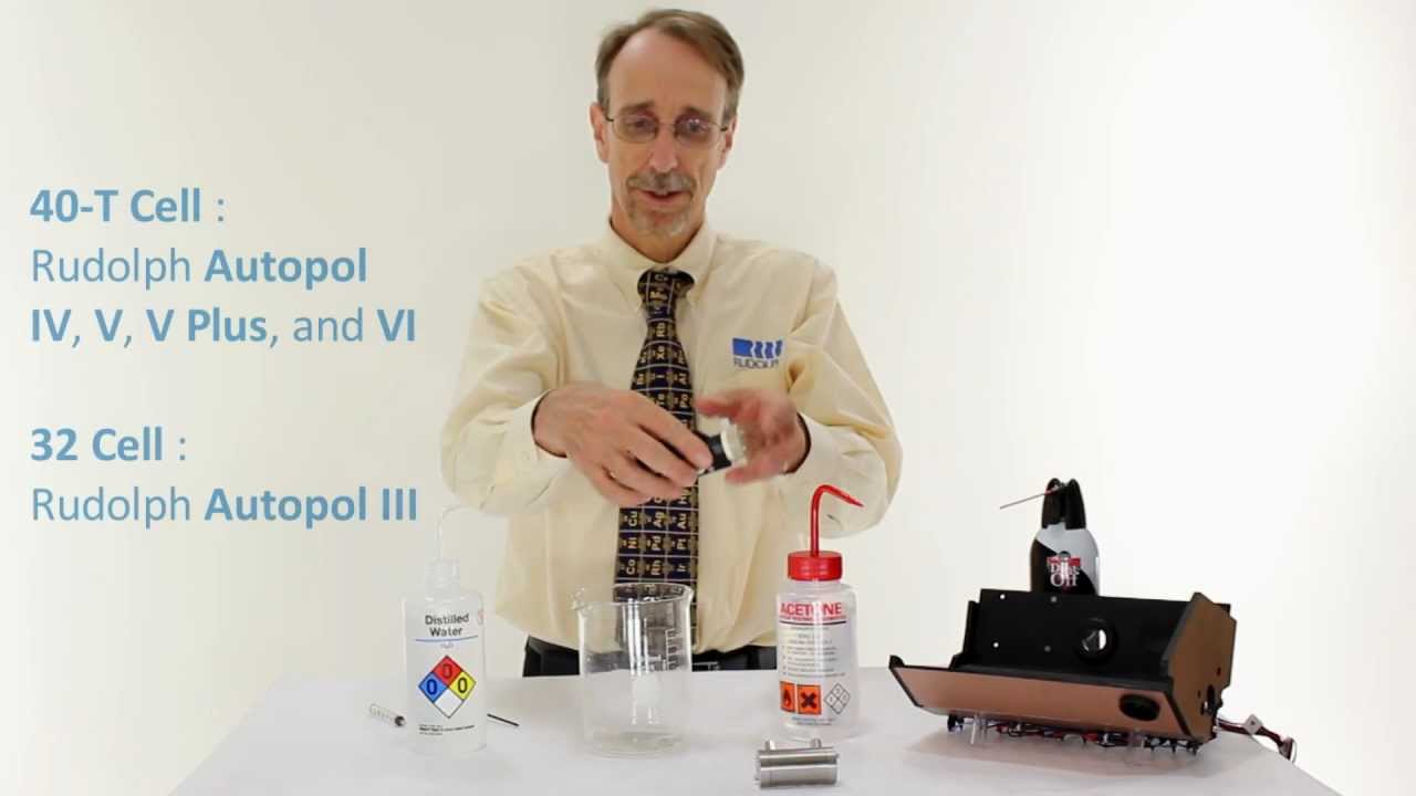 Polarimeter Technical Video: Cleaning a Rudolph Research Autopol Sample Cell