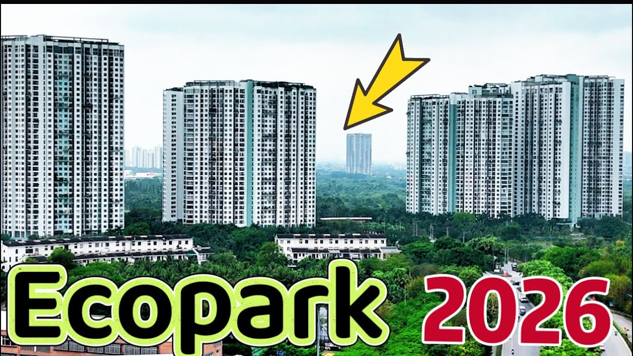 Kh&aacute;m ph&aacute;&rdquo;&rdquo;Đ&Ocirc; XANH Ecopark 2026 ĐẸP M&Ecirc; HỒN. Di chuyển bằng xe m&aacute;y!