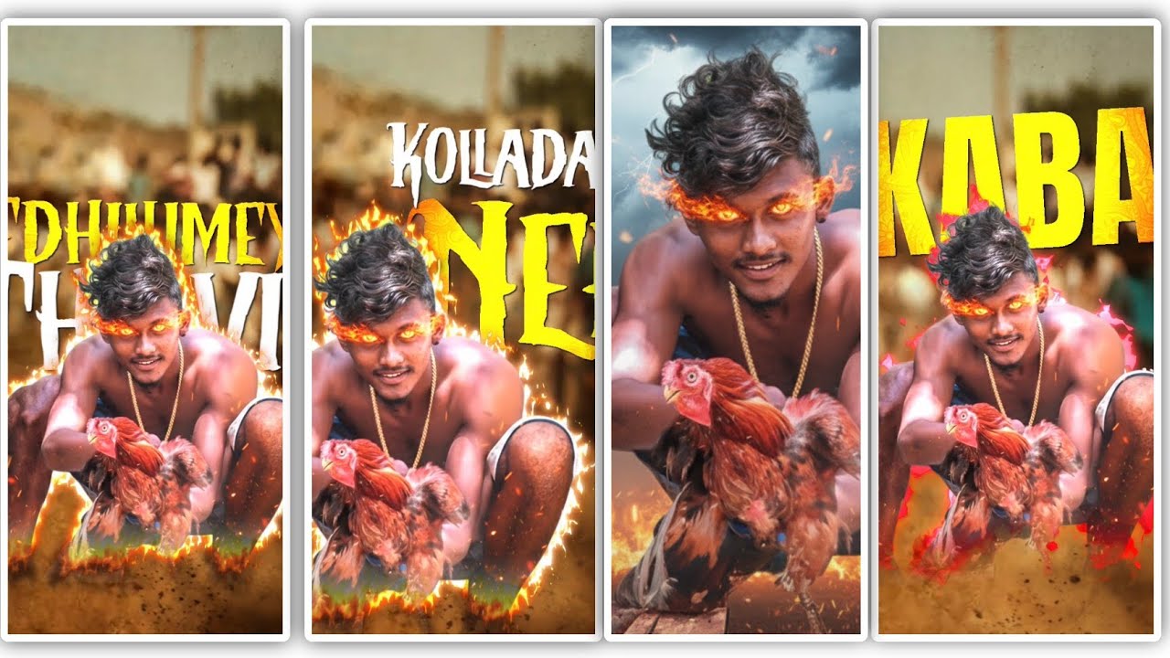Aadukalam Movie Mass Song Editing in Alight Motion 💥 Trending 3D Video Editing in Tamil 