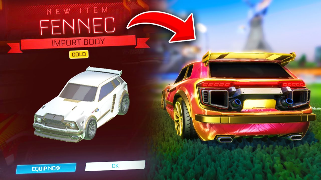 ЛУЧШИЕ ДИЗАЙНЫ ЗОЛОТЫХ МАШИН FENNEC В Rocket League!