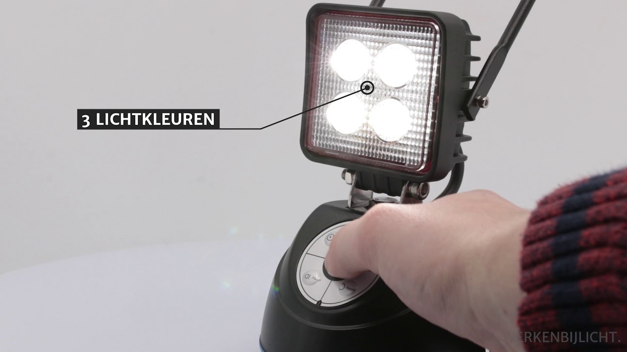Oplaadbare LED Werklamp Met Magneetvoet