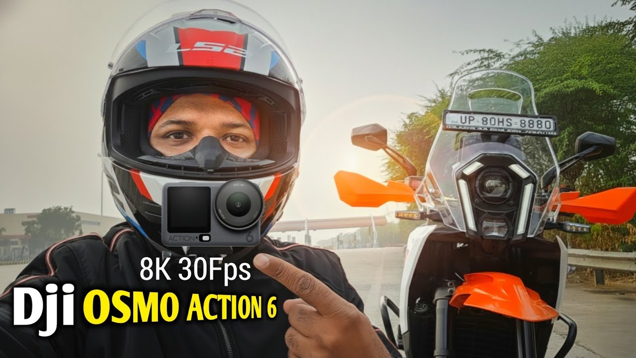 DJI Osmo Action 6 8K 30Fps | Best Motovlogging Camera Setup | 2026 Best Action Camera | Price 