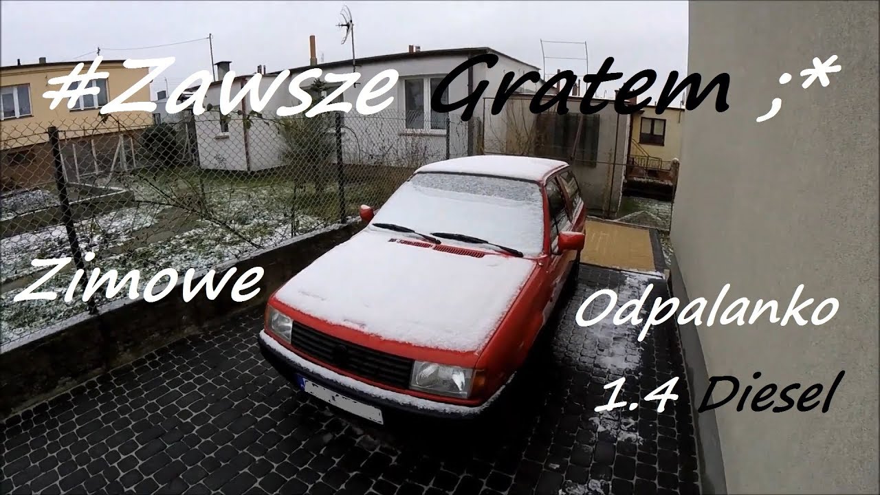VW POLO FOX 86c 1992 1.4 Diesel - Zimowe odpalanko