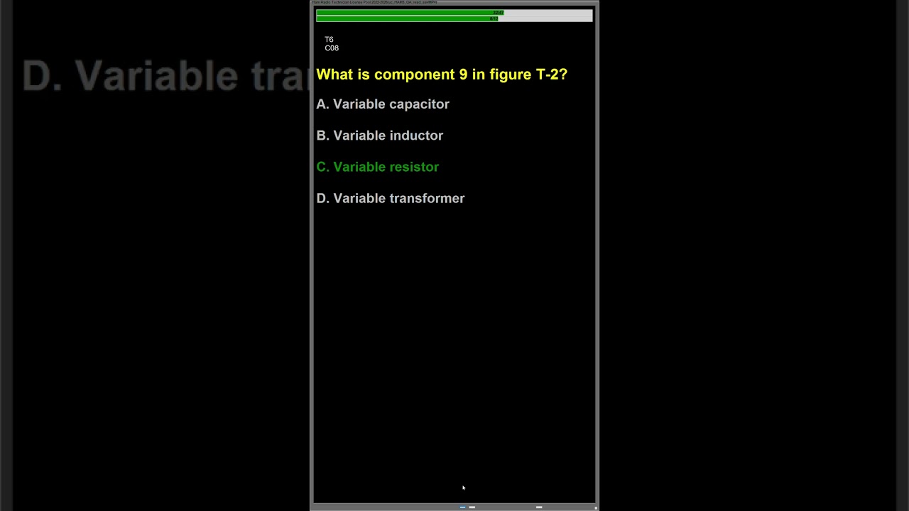 Ham Radio Technician license exam, Section T6C Circuit diagrams use of schematics  basic struct #ham