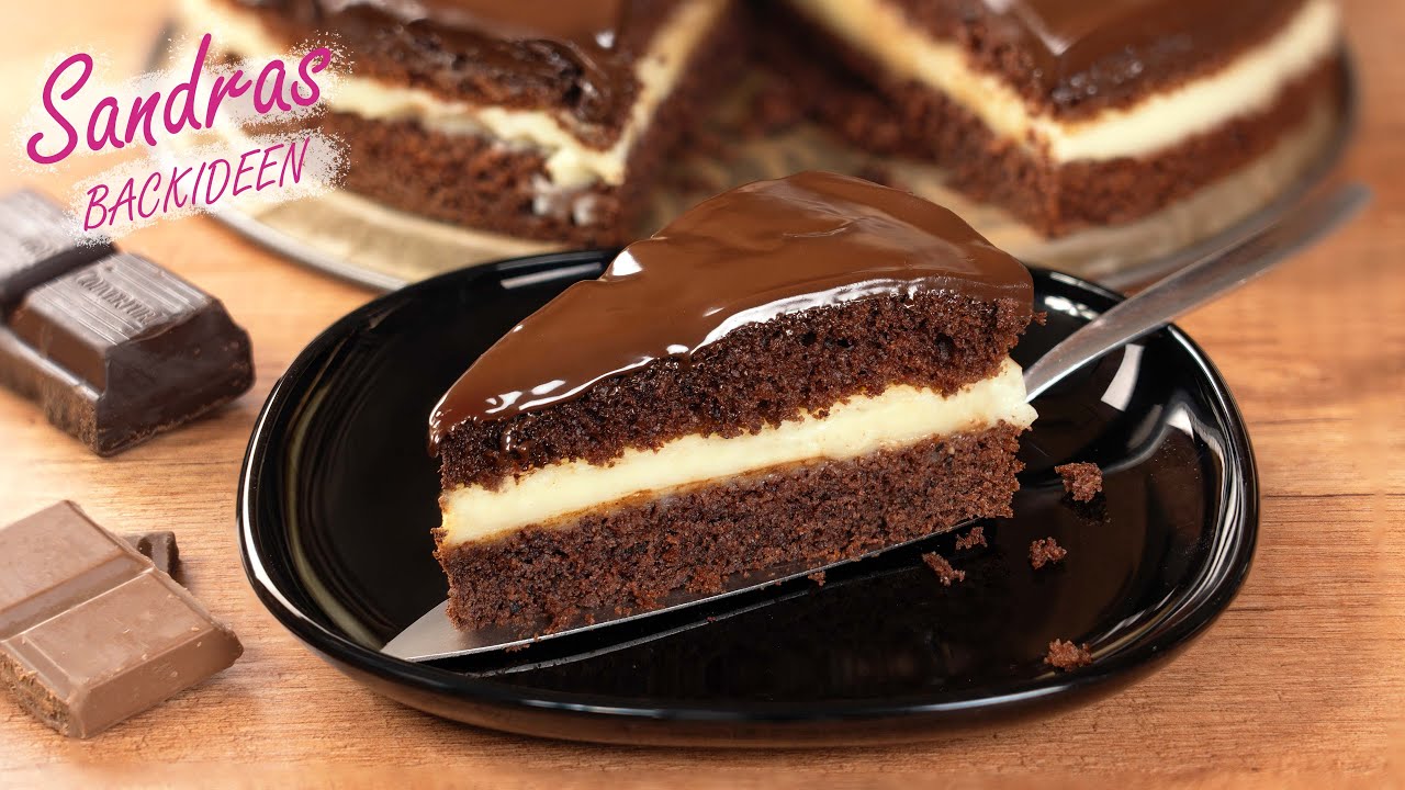 Schokokuchen mit Vanillepudding Unglaublich saftig!