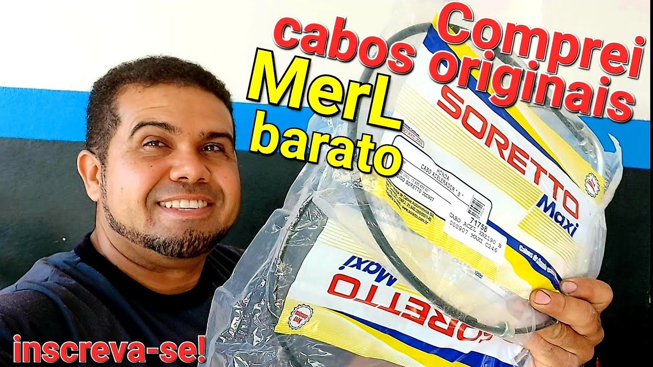 Comprei cabos originais SORETTO HONDA no MercadoLivre bons de preço
