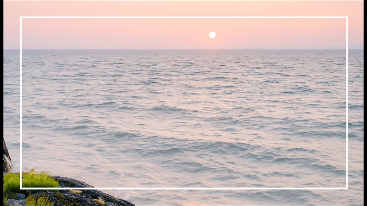 Relaxing Sunset by the Ocean 🌊 | Gentle Waves & Seagulls for Sleep, Meditation & Stress Relief