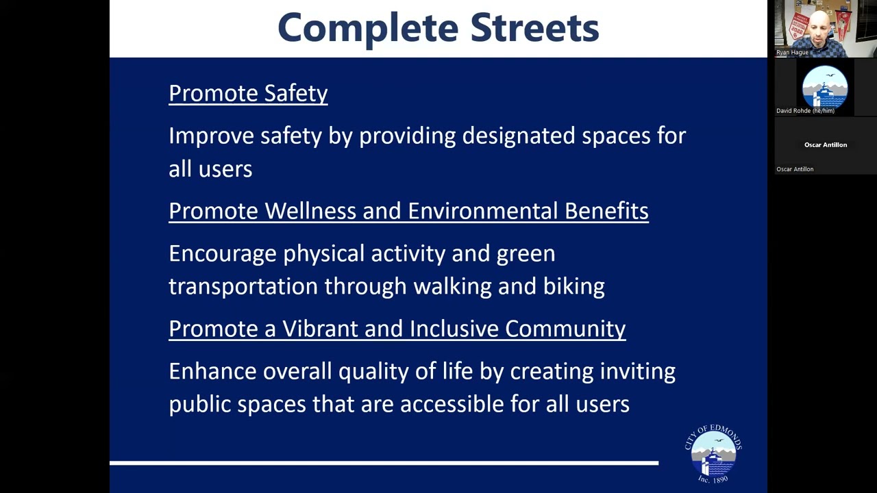 City of Edmonds Main Street Overlay Project 2024