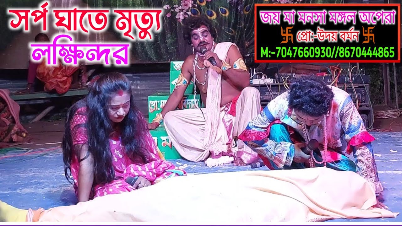 লক্ষিন্দর সর্প ঘাতে মৃত্যু।Joy Ma Manasa Gan।জয় মা মনসা মঙ্গল অপেরা।