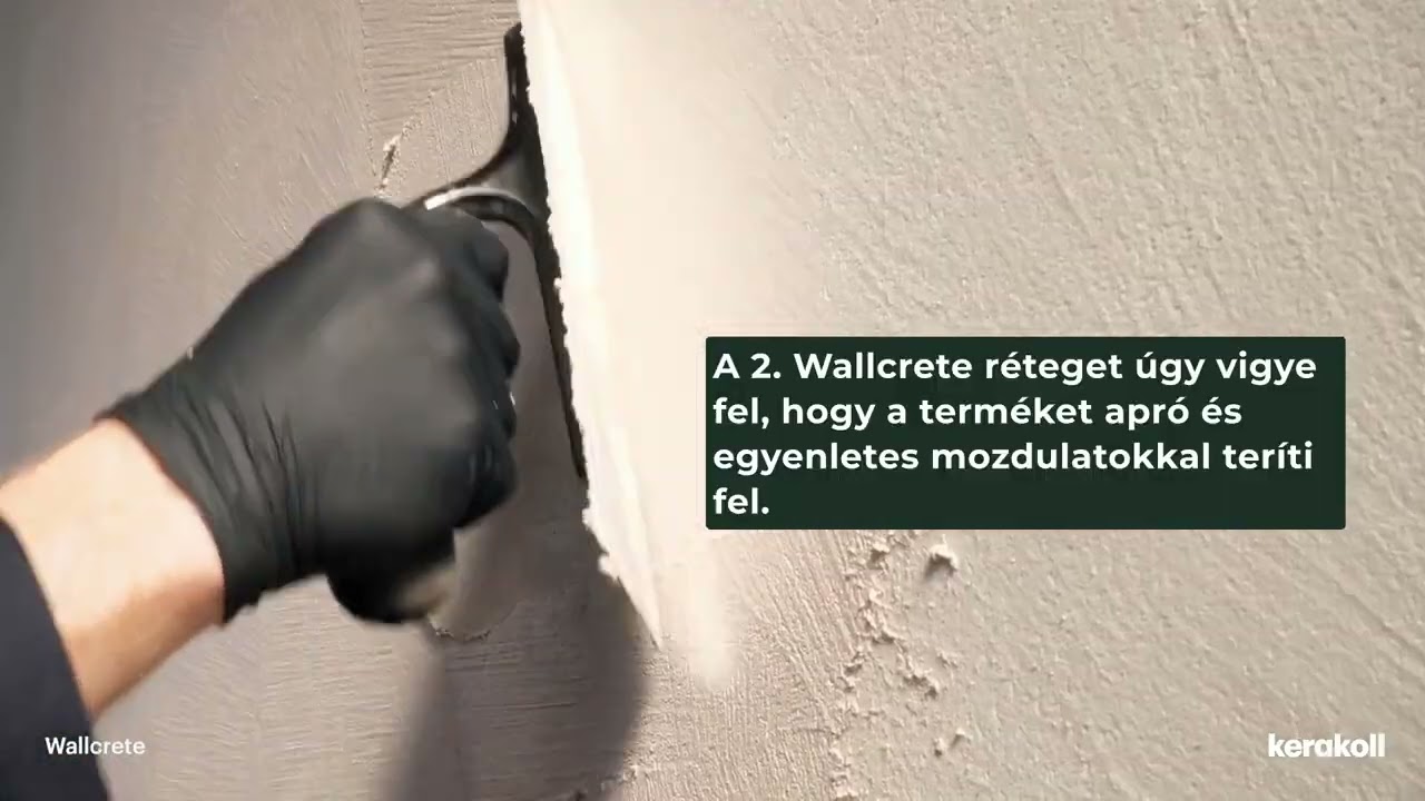 Kerakoll Wallcrete Living Color Collection | Műszaki videó