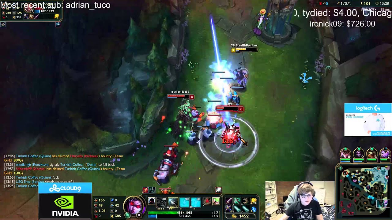 C9 Sneaky Vayne Lane Trading Mechanics