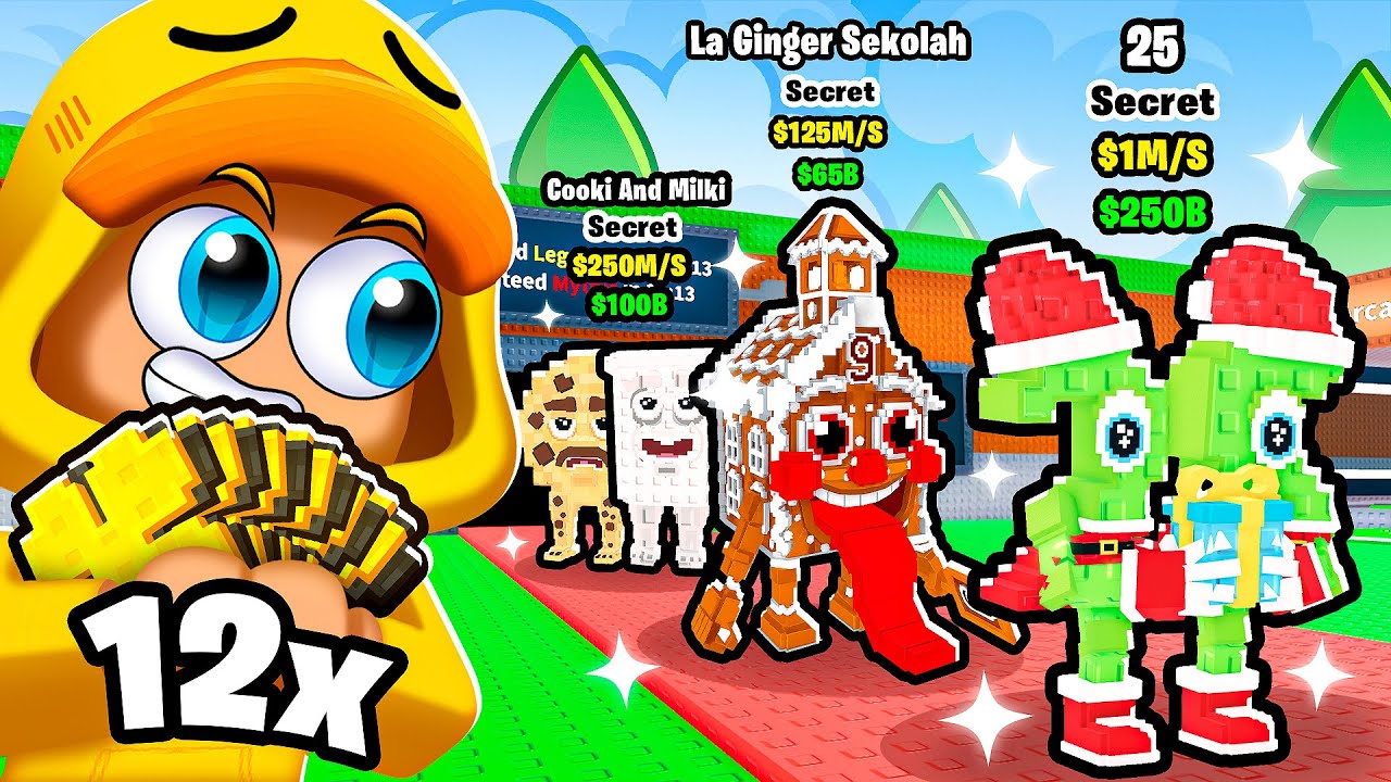 Ik Kreeg 12x GELUK Voor 24 UUR In Steal A Brainrot! (Roblox)