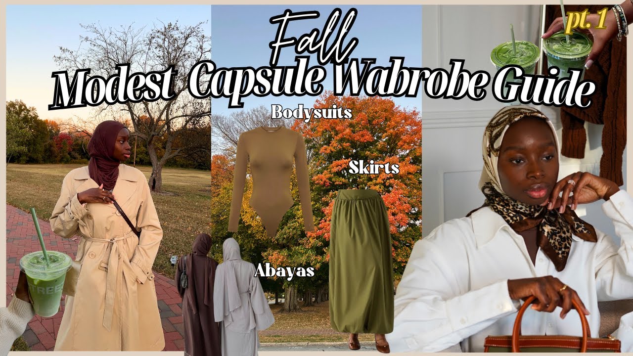 Fall Modest Capsule Wardrobe Essentials | Capsule Wardrobe Guide | Pt. 1