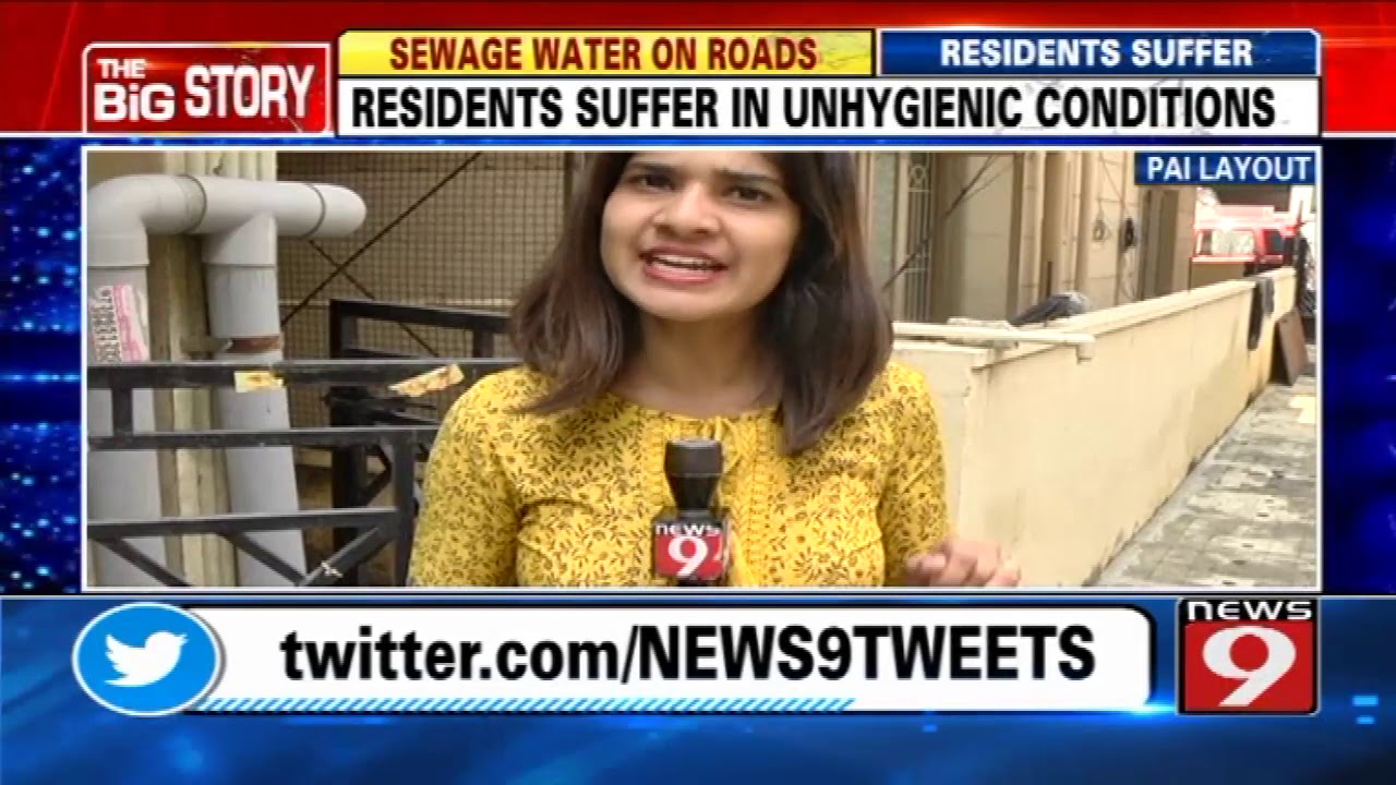 Drains encroached in Pai Layout