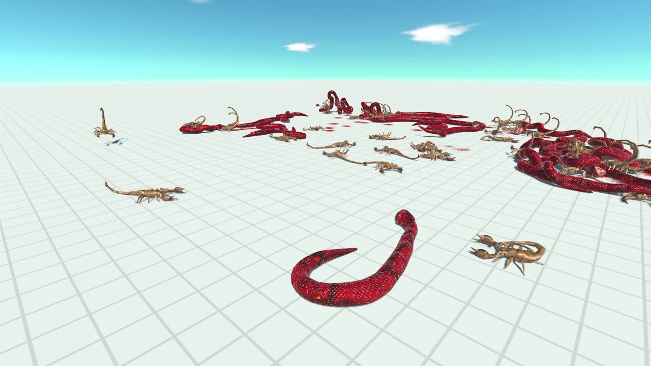 50x SCORPIONS vs EVERY UNIT - Animal Revolt Battle Simulator
