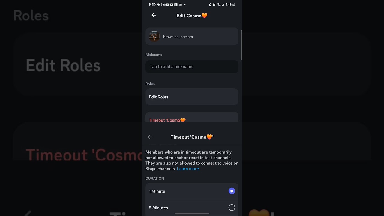 How to un-timeout people in discord