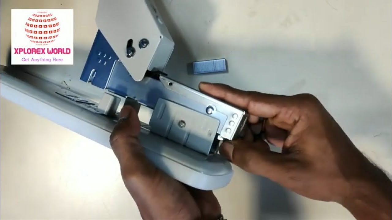 HOW TO USE, LOAD AND CHANGE PIN IN BIG HEAVY DUTY STAPLER [XPLOREX WORLD]