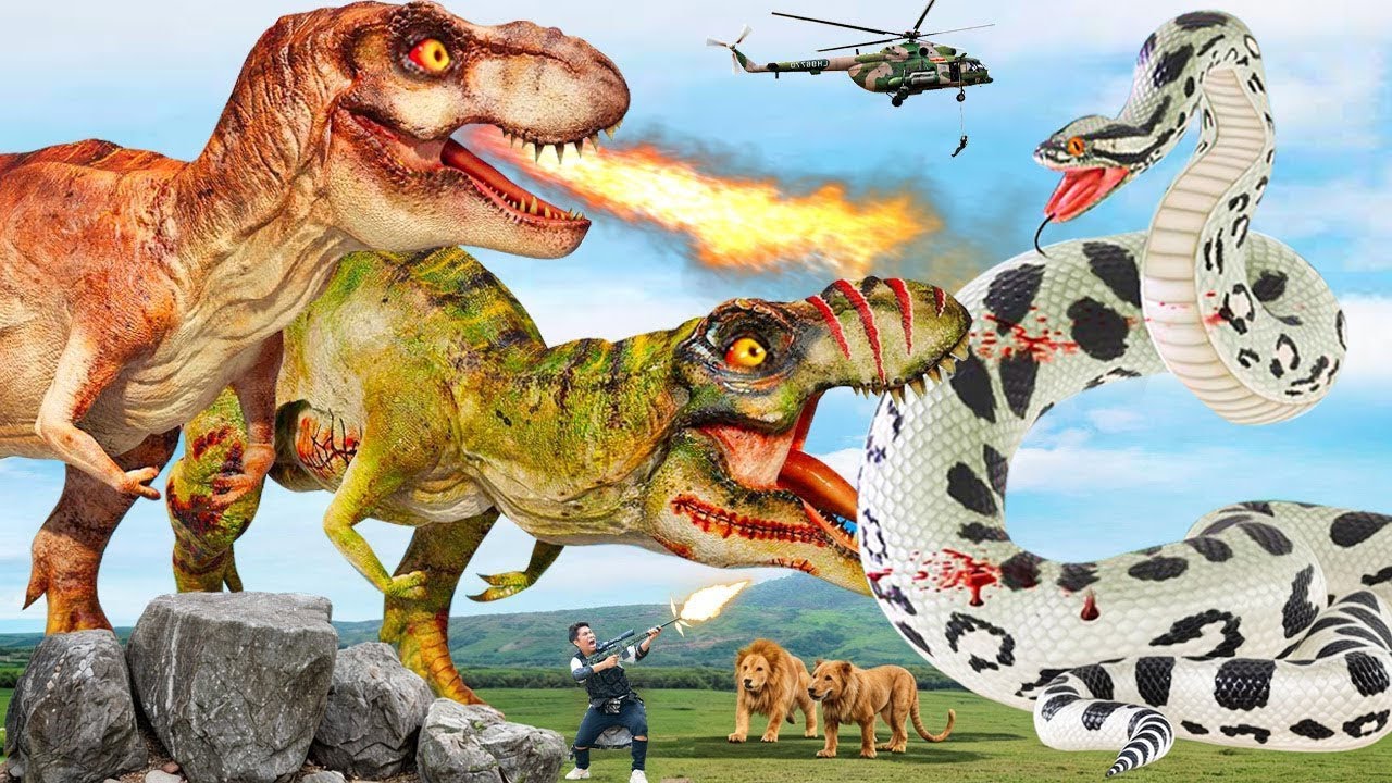 The BEST Dinosaur T-rex Hunting | Jurassic Park Fan-Made Film | T-rex Attack| Dinosaur NEW HOT Movie