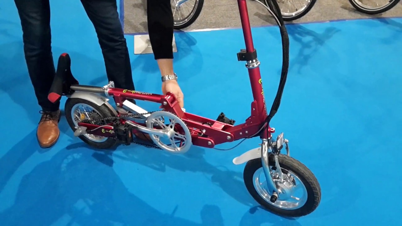 elektrische vouwfiets model Mini opvouwen