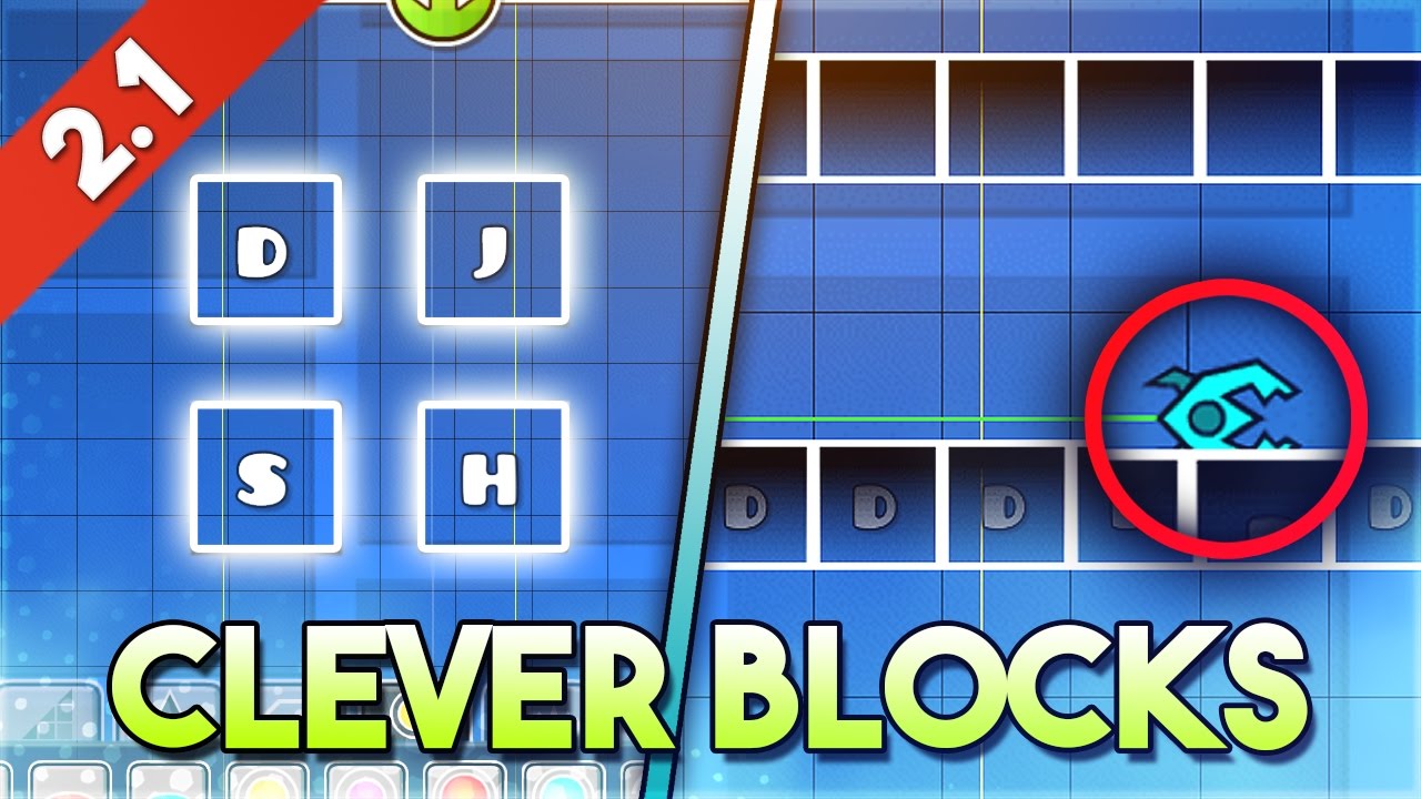 TUTORIAL MODO EDITOR: LOS CLEVER BLOCKS (Geometry Dash 2.1)