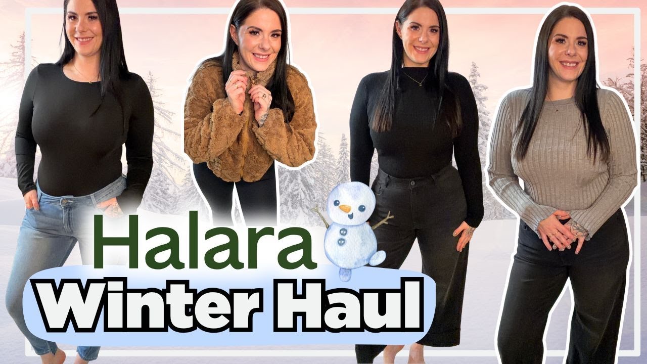 Halara Winter Try On Haul Größe 44 | Leggings & Jeans