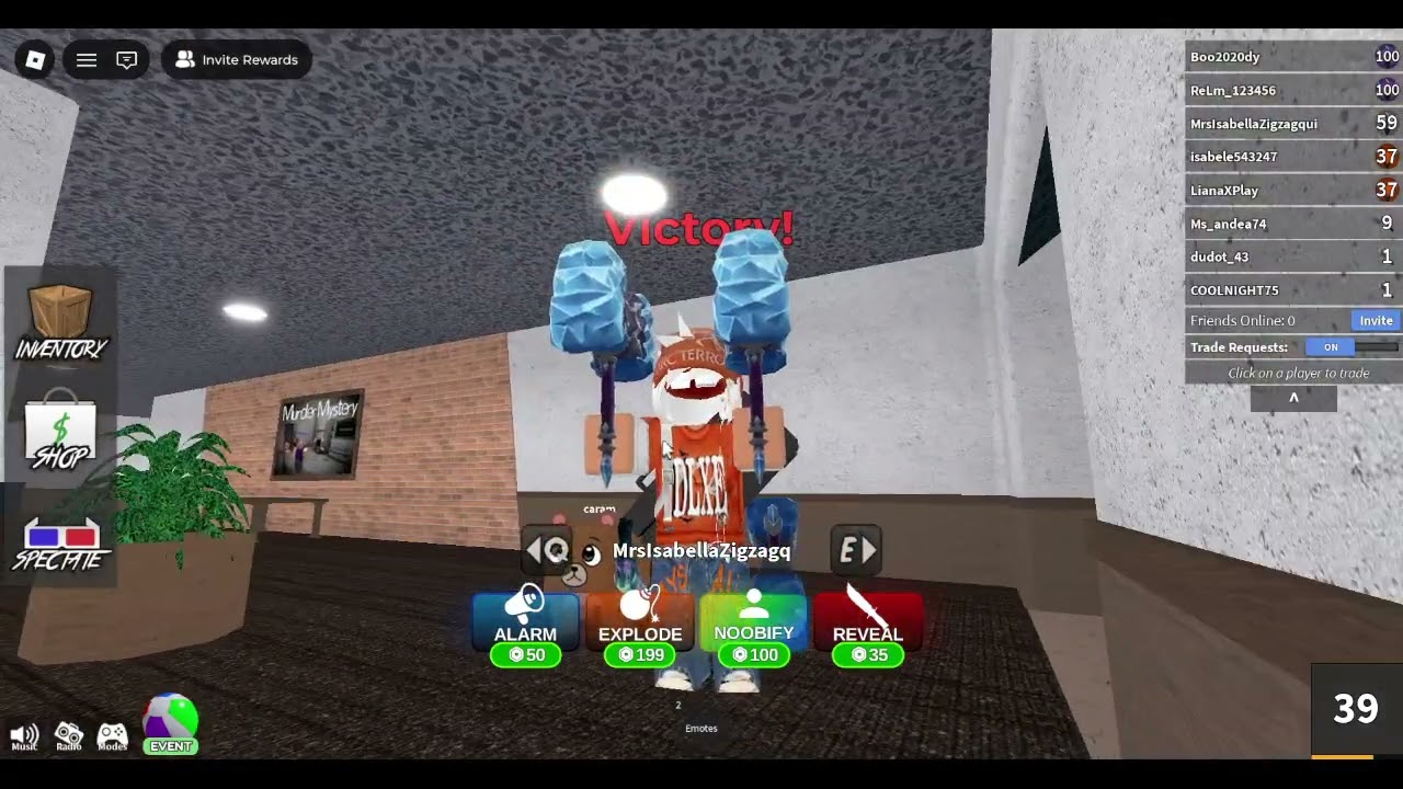 I was just playing mm2