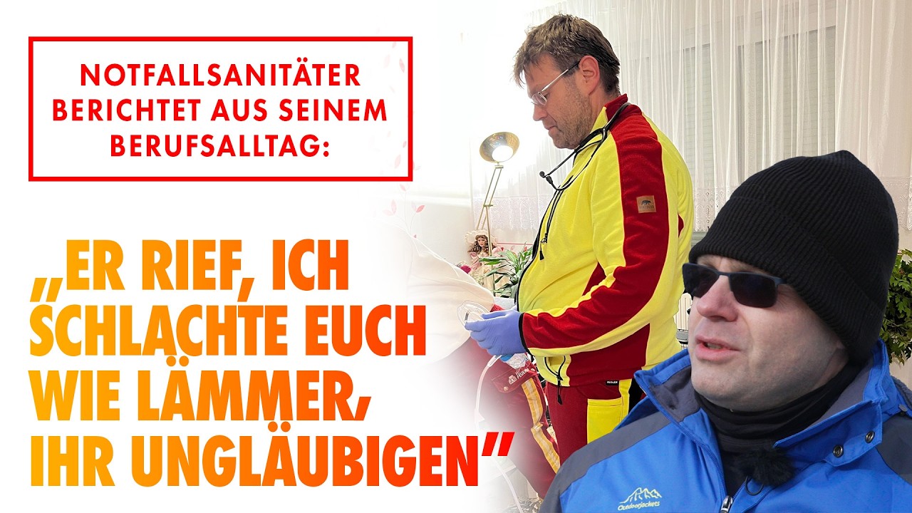 Notfallsanitäter berichtet: „Er rief, ich schlachte euch wie Lämmer, ihr Ungläubigen”