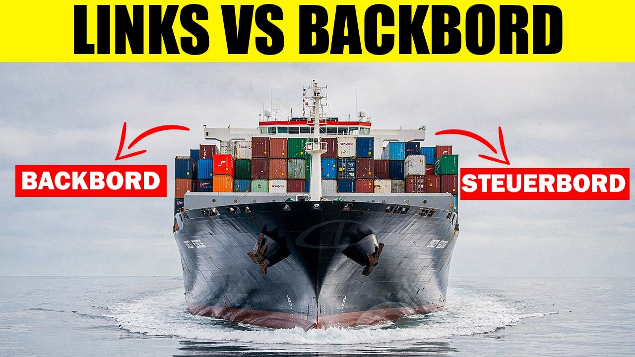 Warum Sagen Schiffe BACKBORD Und STEUERBORD Und Nicht Links Und Rechts?