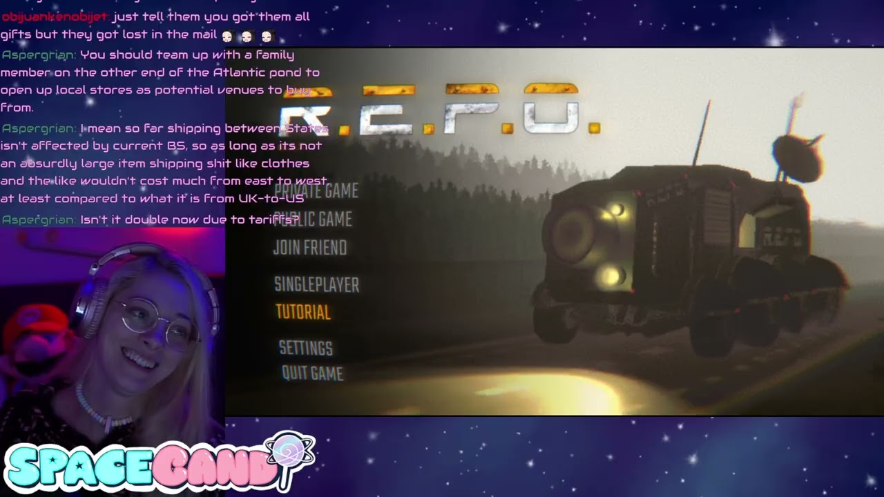 SpaceCandi Streamed some more REPO and Muck with GameShamus and RedEyedHydra - Shamus Birthday Fun