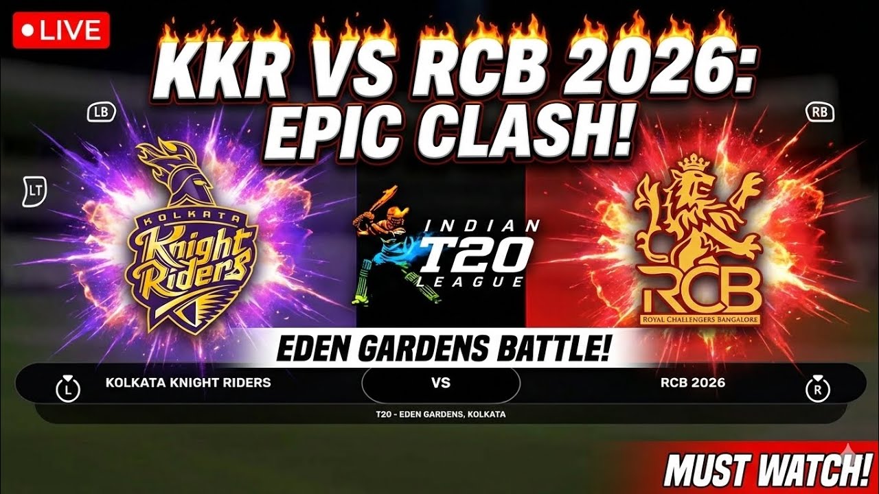 Kolkata Riders versus RCB IPL match T20 first IPL cricket 24 gameplay