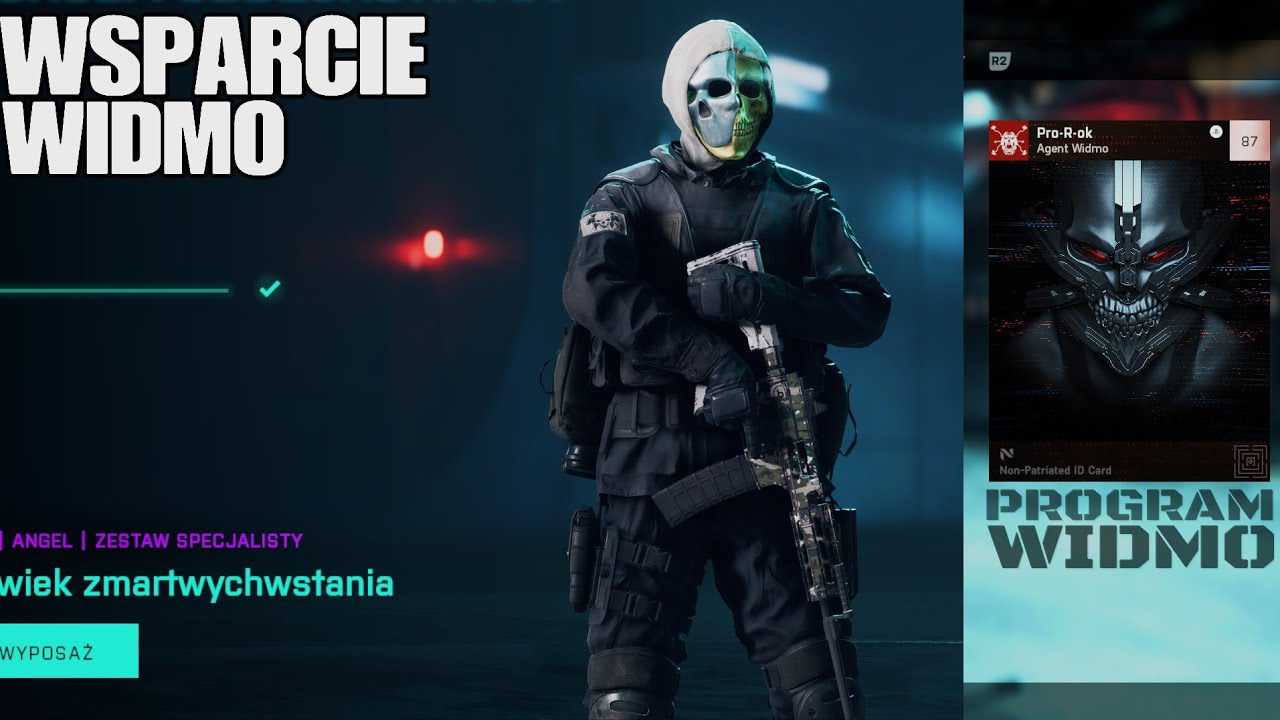 Battlefield 2042 | Program WIDMO (część 11) Zagadka 2/4 (SOLO) - SEKRETNY Skin WIDMO dla wsparcia